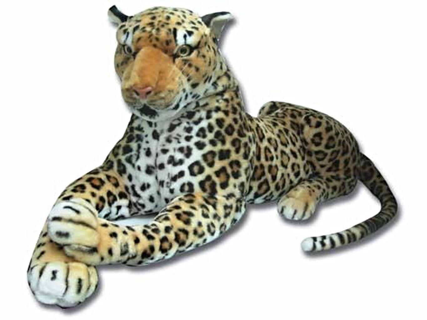 giant stuffed leopard